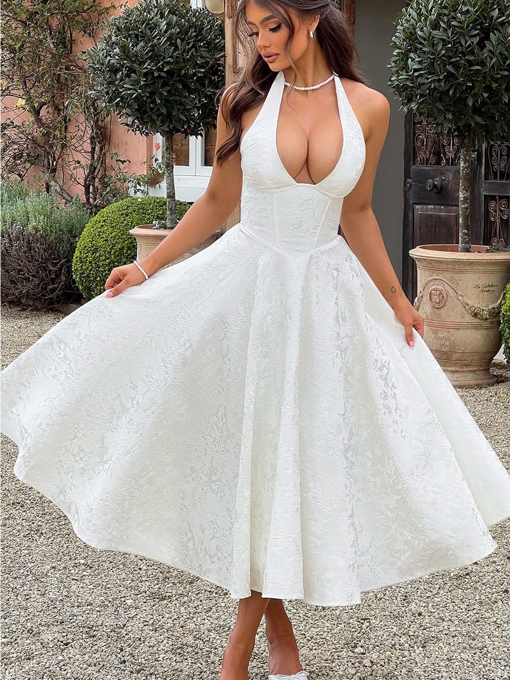 Babyboo Effie Midi Dress - Ivory